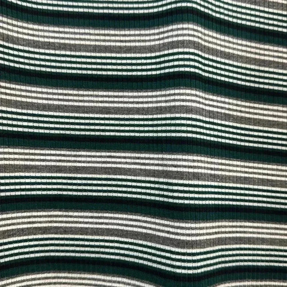 LC Couture Long Sleeve Striped V-Neck Shirt - Size L - Picture 5 of 9